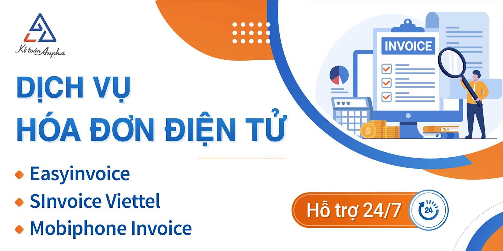 Dịch vụ hóa đơn điện tử Viettel, Easyinvoice, Mobiphone - 2023