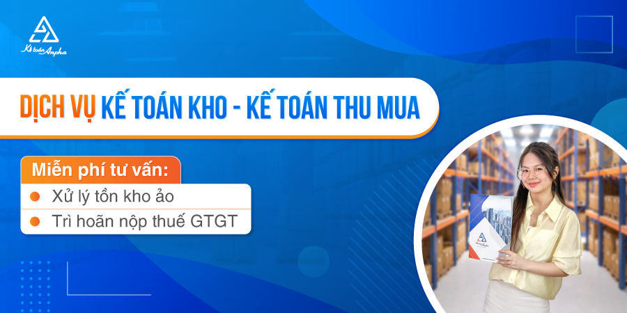 Dịch vụ kế toán kho & kế toán thu mua hàng - từ 1.500.000đ